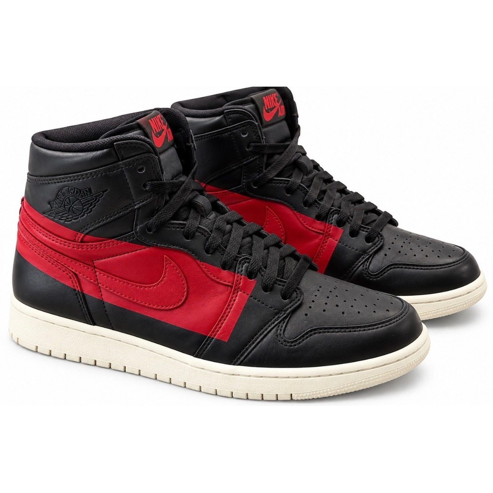 Air Jordan 1 Retro High OG NRG Homage to Home Black Red 861428-061 Mens 9.5